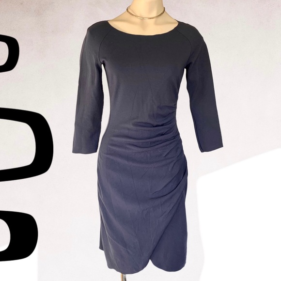 a r m a n i :: Armani Collezioni Draped Ruched Sheath Dress - Picture 9 of 14